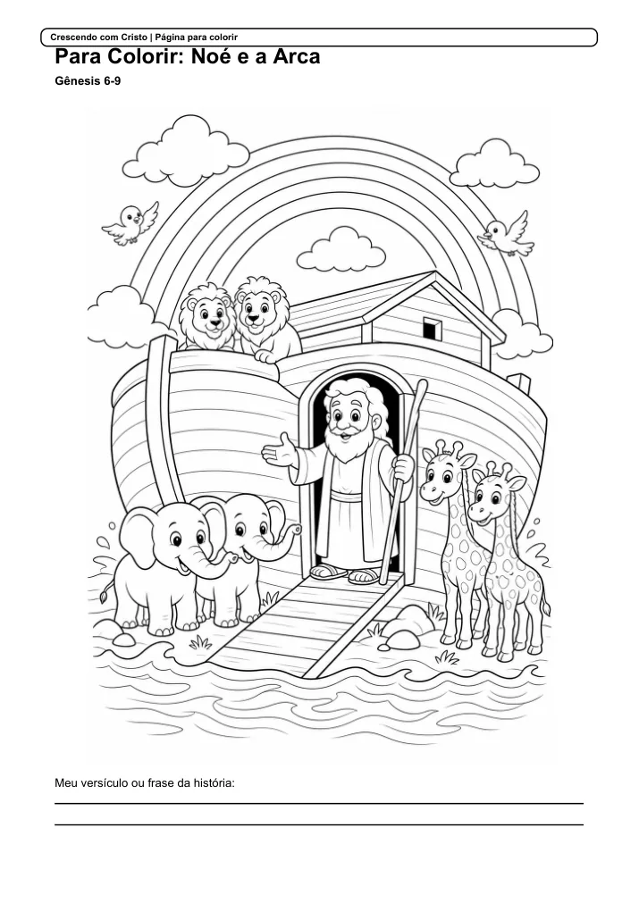 Página para colorir
